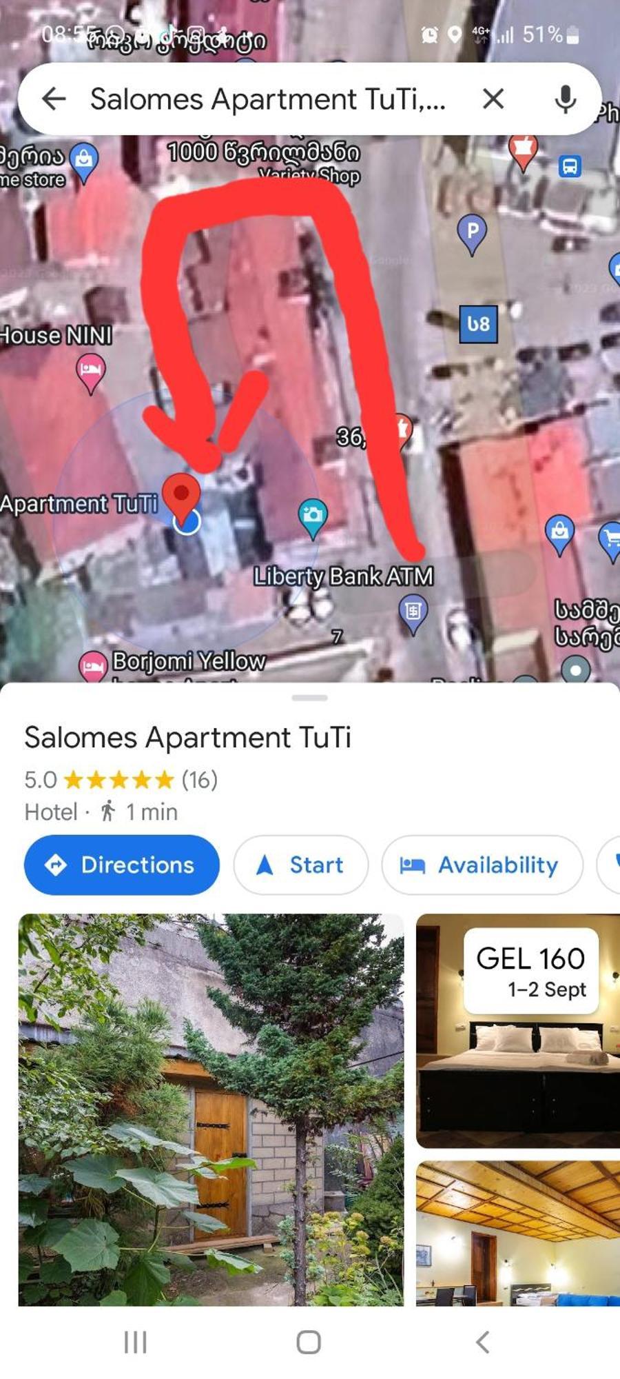 Salomes Apartment Tuti Borjomi Exteriör bild
